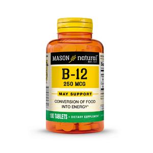 Mason Vitamina B12 250 mcg Tabletas - Frasco 100 und