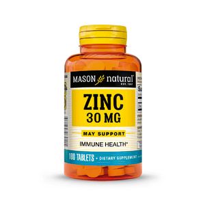 Mason Zinc 30 mg Tabletas - Frasco 100 und