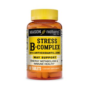 Mason Stress Formula B Complex con Antioxidantes y Zinc Tabletas - Frasco 60 und