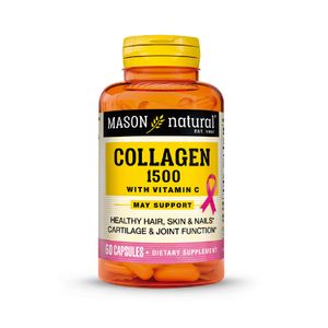 Mason Colágeno 1500, Biotina & Vitamina C Cápsulas - Frasco 60 und