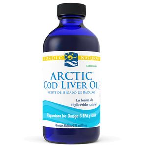 Nordic Naturals Arctic Cod Liver Oil Omega 3 EPA DHA - Frasco 237 ml