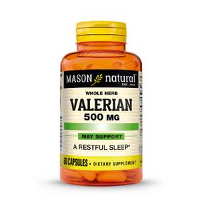 Mason Valeriana 500 mg Cápsulas - Frasco 60 und