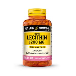 Mason Lecitina de Soya 1200 mg Cápsulas - Frasco 100 und