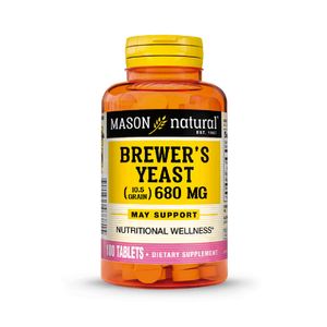 Mason Levadura de Cerveza 680 mg Tabletas - Frasco 100 und