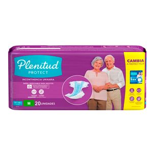 Plenitud Protect Pañales para Adultos Talla M - Bolsa 20 und