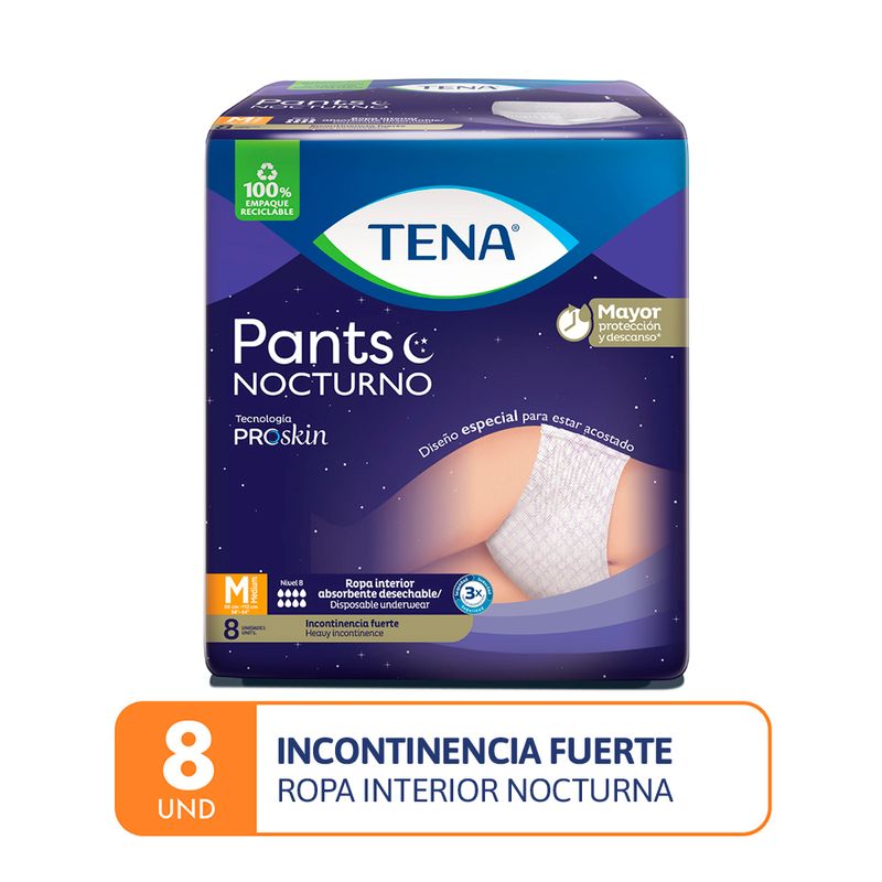 Tena-Pants-Nocturno-Ropa-Interior-Desechable-Adultos-Talla-M---Bolsa-8-und