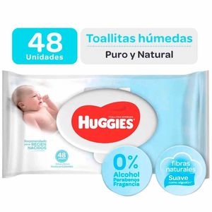 Huggies Recién Nacido Toallitas Húmedas - Bolsa 48 und