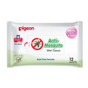 Pigeon Toallitas Húmedas Antimosquitos - Bolsa 12 und