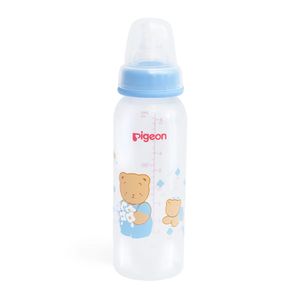 Pigeon Flexible Biberón Diseño Osito Celeste - Frasco 240 ml