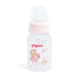 Pigeon Flexible Biberón Diseño Osito Rosado - Frasco 120 ml