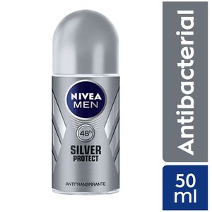 Nivea Men Silver Protect Antitranspirante Roll On - Frasco 50 ml