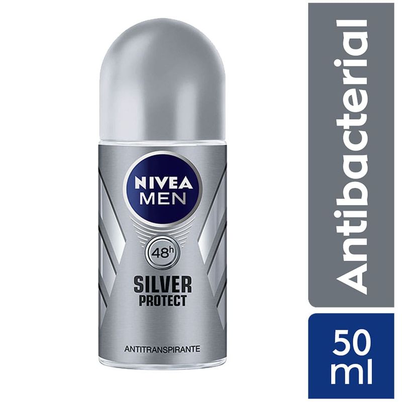 Nivea-Men-Silver-Protect-Antitranspirante-Roll-On---Frasco-50-ml