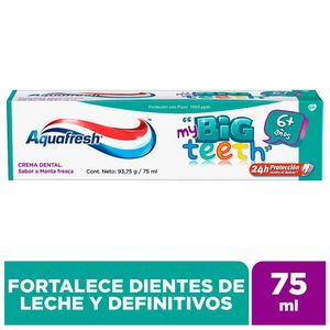 Aquafresh My Bigteeth 6+ Crema Dental - Tubo 75 ml