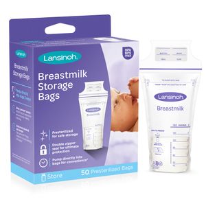 Lansinoh Bolsas para Leche Materna (180 ml) - Caja 50 und