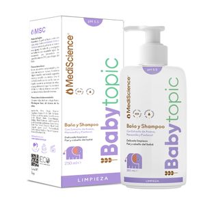 MediScience Babytopic Baño y Shampoo - Frasco 250 ml