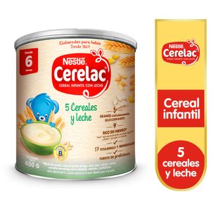 Cerelac 5 Cereales Instantáneos - Lata 400 g