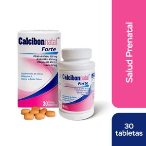 Calcibon Natal Forte Tabletas - Frasco 30 und