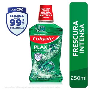 Colgate Plax Ice Glacial Enjuague Bucal - Frasco 250 ml