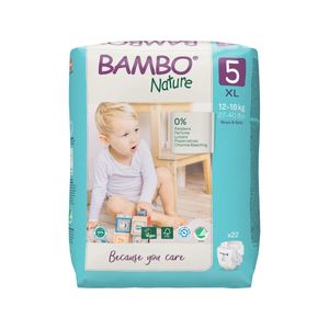 Bambo Nature Pañales Talla 5 XL - Bolsa 22 und