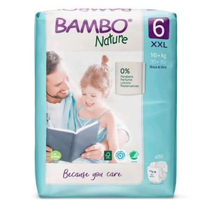 Bambo Nature Pañales Talla 6 XXL - Bolsa 20 und