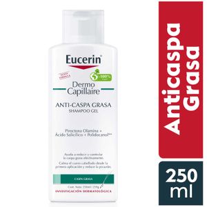 Eucerin DermoCapillaire Anticaspa Grasa Shampoo - Frasco 250 ml