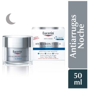 Eucerin Hyaluron Filler 3x Effect Crema Facial Noche - Pote 50 ml