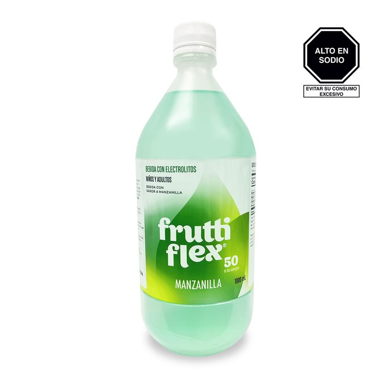 Frutti-Flex-50-Bebida-Rehidratante-Sabor-Manzanilla---Frasco-1000-ml