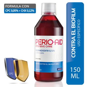 Perio Aid 0.12% Intensive Care Enjuague Bucal - Frasco 150 ml