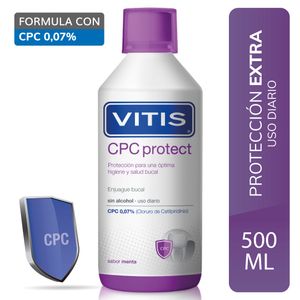 Vitis CPC Protect Enjuague Bucal - Frasco 500 ml