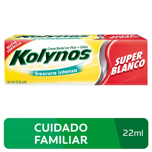 Kolynos Super Blanco Pasta Dental - Tubo 22 ml