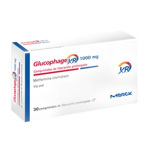 Glucophage XR 1000 mg Comprimidos - Caja 30 und