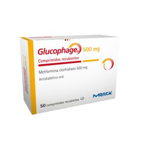 Glucophage 500 mg Comprimidos - Caja 50 und