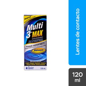 Multi 3 Max Multipropósito Solución para Lentes de Contacto - Frasco 120 ml