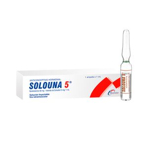 Solouna 5 50 mg + 5 mg/10 mg Solución Inyectable - Ampolla 1 ml