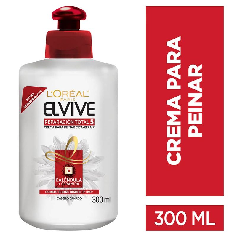 Crema-para-Peinar-Elvive-RT5-Para-Cabello-Dañado---Frasco-300-ml