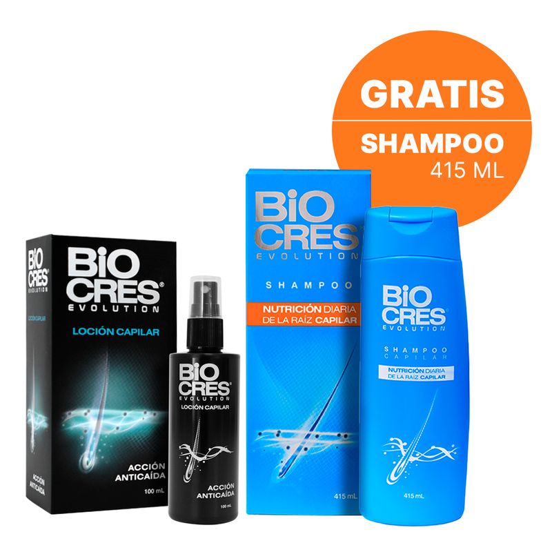 Biocres-Hombre-Locion-Capilar-100-ml---Shampoo-415-ml---Pack-2-und