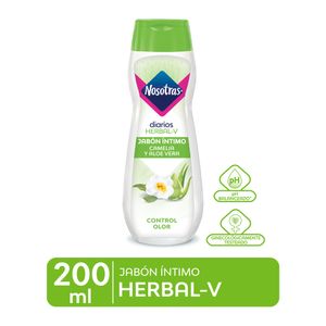 Nosotras Herbal Jabón Íntimo - Frasco 200 ml