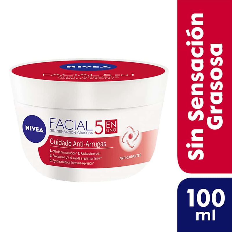 Nivea-5-en-1-Cuidado-Antiarrugas-Crema-Facial---Pote-100-ml