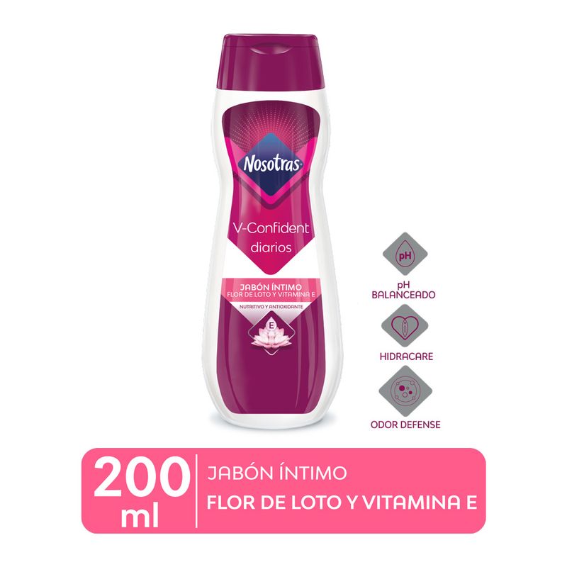 Nosotras-V-Confident-Jabon-Intimo---Frasco-200-ml