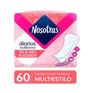 Nosotras Multiestilo Protectores Diarios - Bolsa 60 und