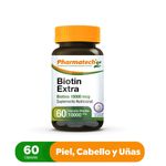 Pharmatech-Biotin-Extra-10000-mcg-Capsulas---Frasco-60-und