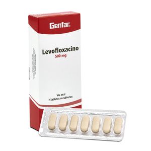 Levofloxacino 500 mg GF Tabletas - Caja 7 und