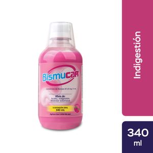 Bismucar 87.33mg/5mL Suspensión Oral - Frasco 340 ml