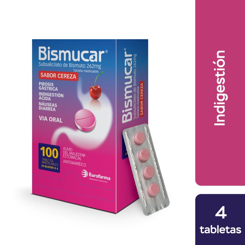 Bismucar-262-mg-Tabletas-Masticables---Blister-4-und