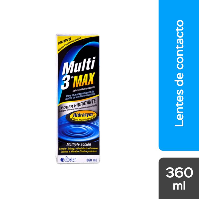 Multi-3-Max-Multiproposito-Solucion-para-Lentes-de-Contacto---Frasco-360-ml