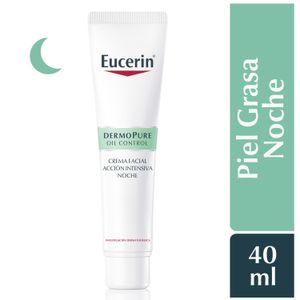 Eucerin DermoPure Oil Control Crema Facial de Noche - Tubo 40 ml