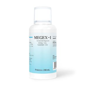 Megex I 200 mg/5 ml Suspensión Oral - Frasco 240 ml