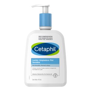 Cetaphil Loción Limpiadora Piel Sensible - Frasco 473 ml