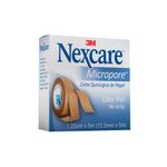 3M-Nexcare-Micropore-Cinta-Quirurgica-de-Papel-Color-Piel--1.25-cm-x-5-m----Caja-1-und