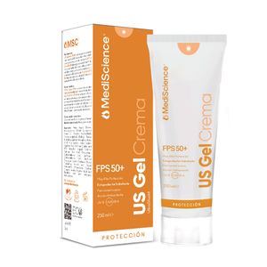 MediScience US Gel Crema FPS50+ Protector Solar - Tubo 250 ml